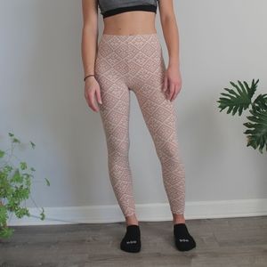 Winter snowflake print legging